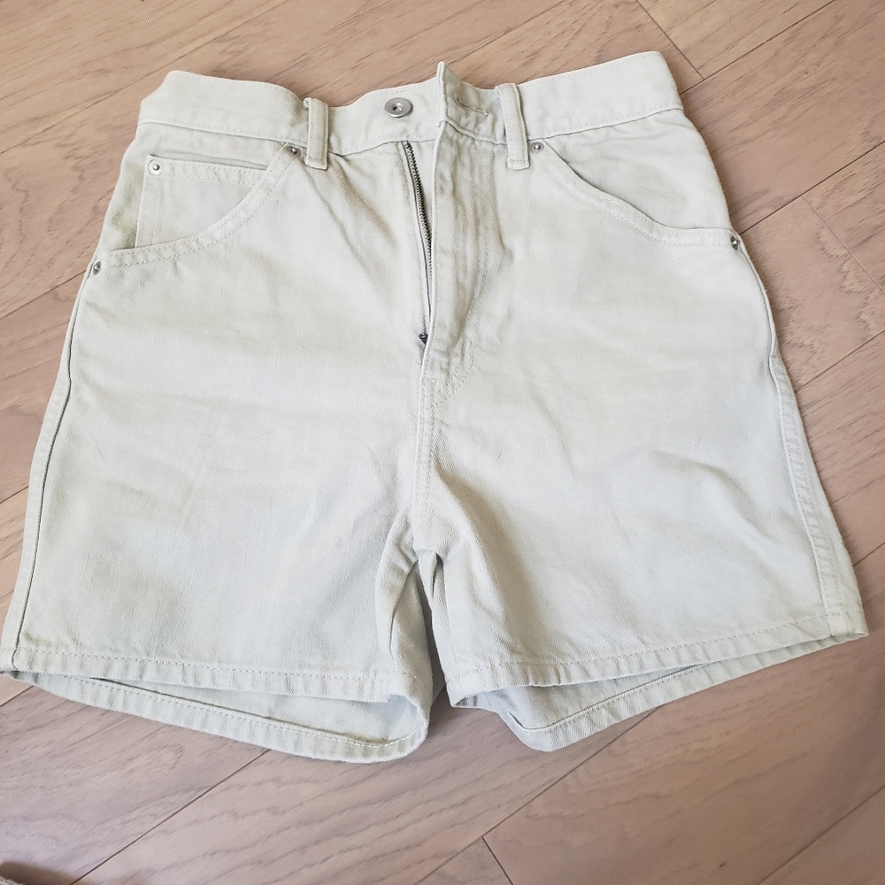 Uniqlo Khaki Denim Shorts